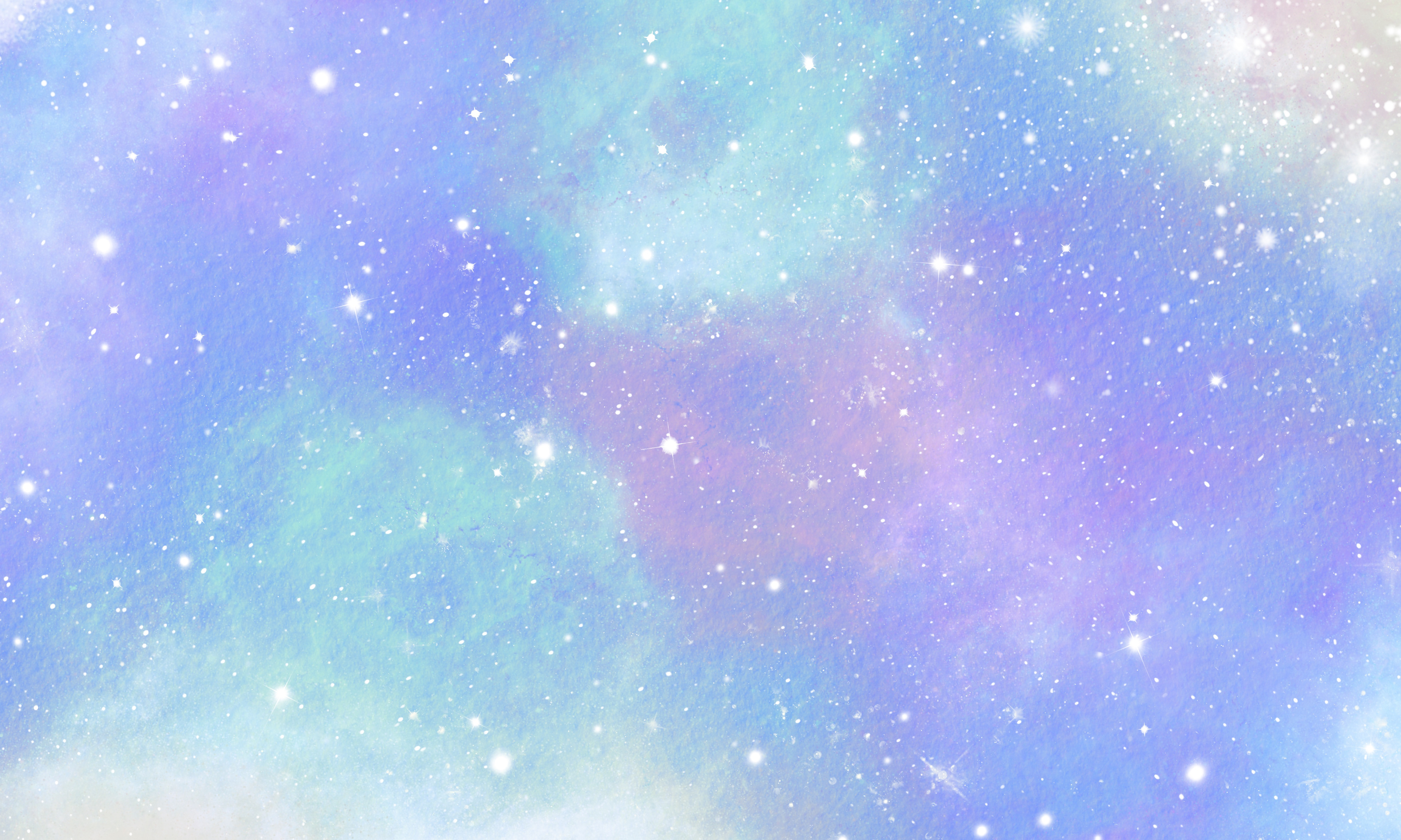 Pastel Watercolor Star Sky